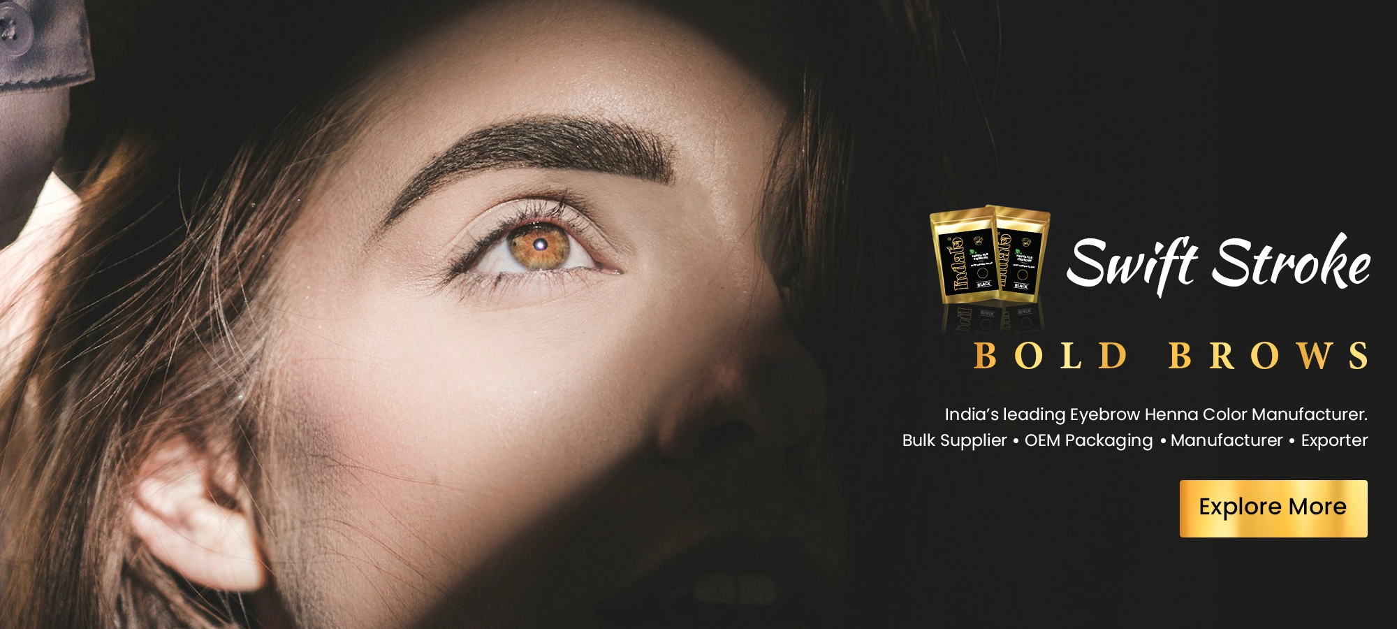 eyebrow banner