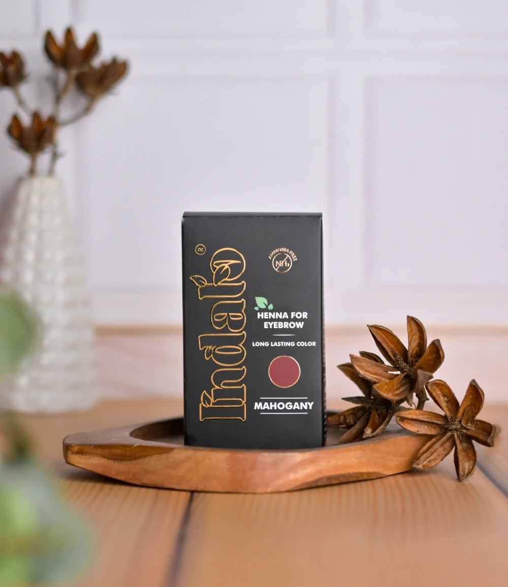 mahogany eyebrow dye