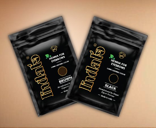 Brown eyebrow dye by kirpal export overseas (KEO).