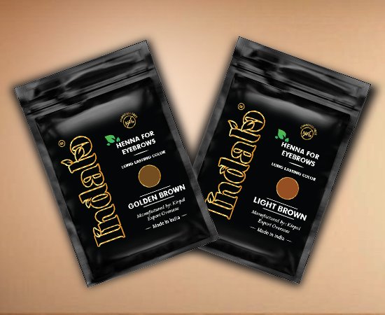 Light Brown Eyebrow dye from Kirpal Export Overseas (KEO).